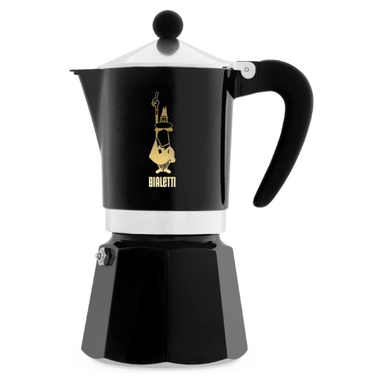 Bialetti Limited Edition Caffe Mercanti Black Oro 6 Cups