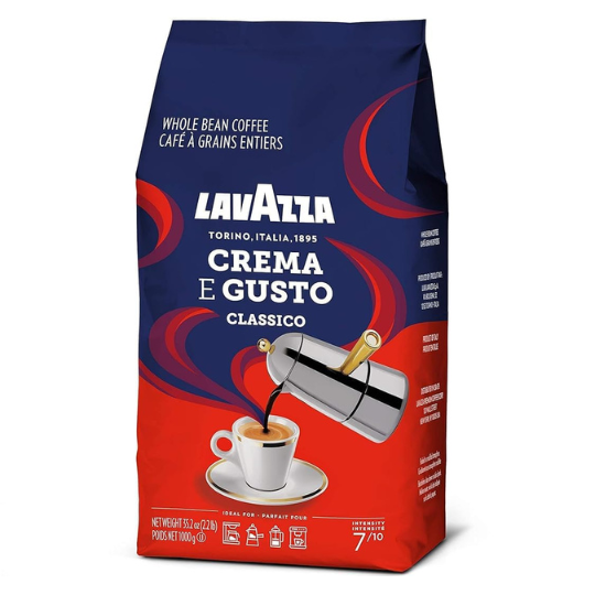 Lavazza Crema E Gusto Whole Bean Coffee