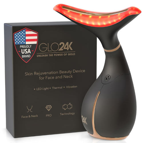 GLO24K Red Light Beauty Device for Face and Neck