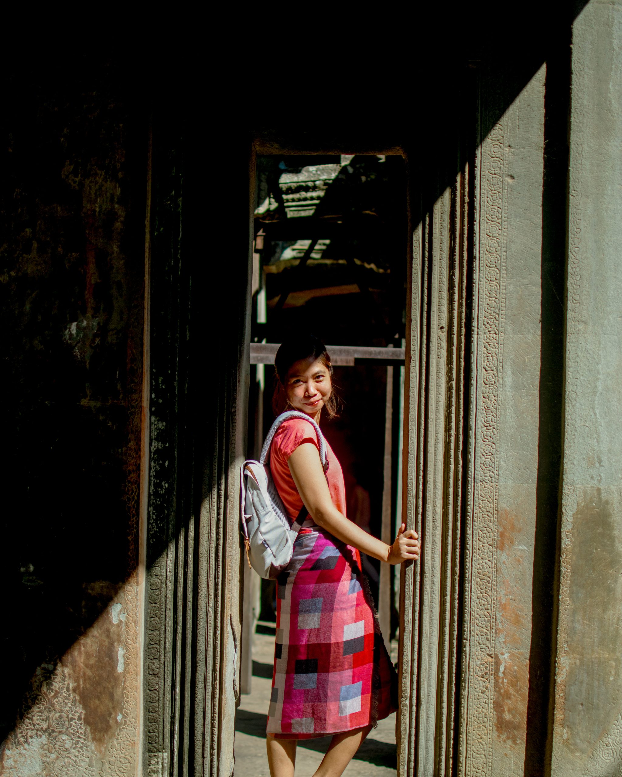 the author in Angkor Wat